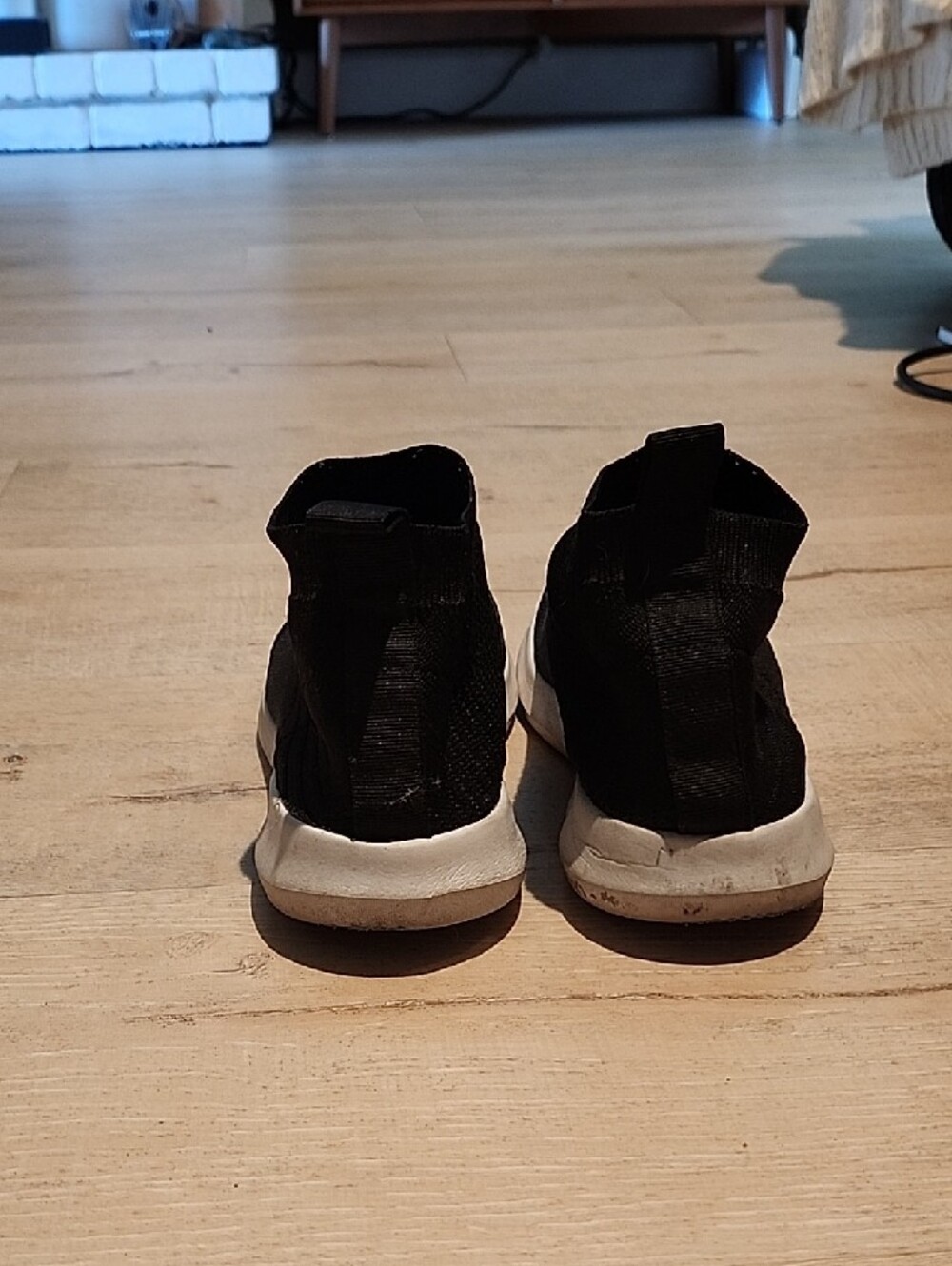 Steve Madden Black Knit Slip-On Sock Sneakers - Picture 3 of 5